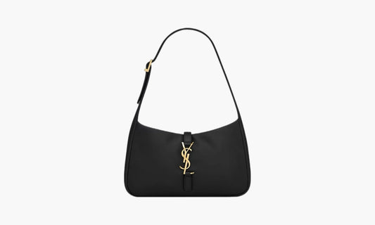 Saint Laurent Le 5 À 7 Padded Limbskin Leather Bag Noir