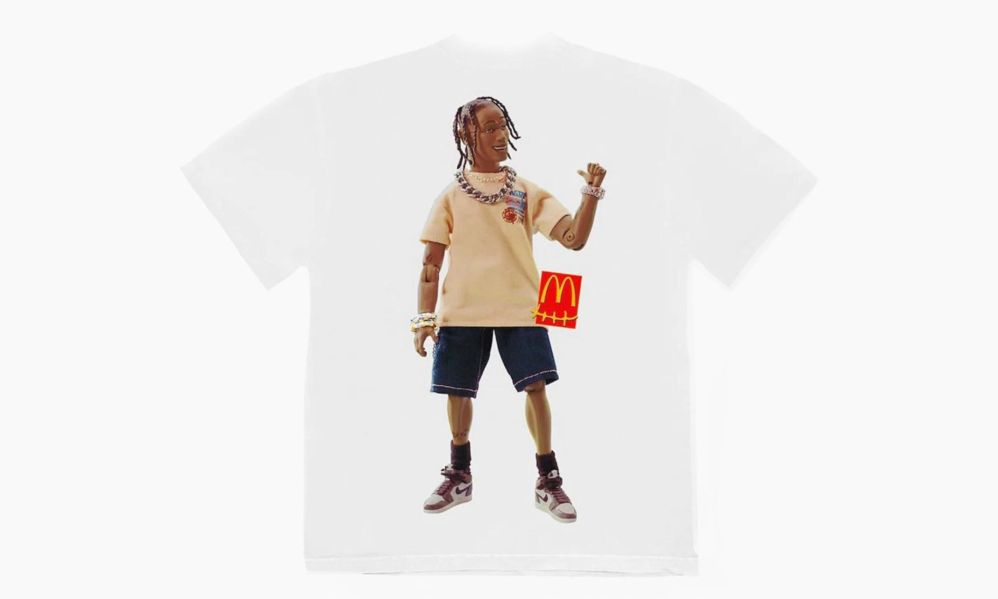 Travis Scott x McDonald's Action Figure Series T-shirt White | The Sortage