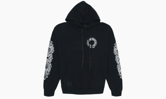 Chrome Hearts Horse Shoe Floral Hoodie Black | The Sortage
