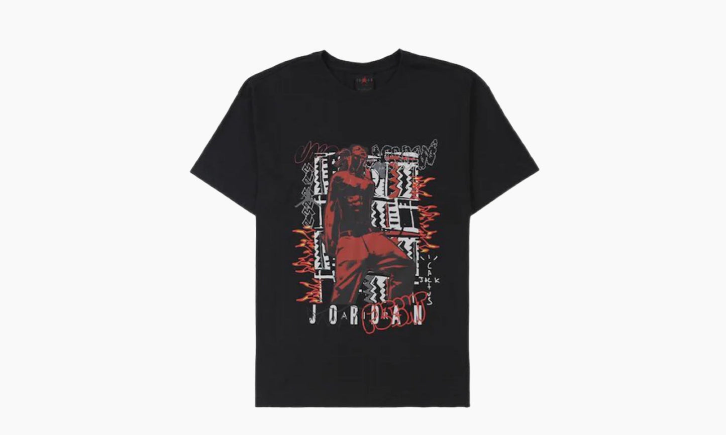 Travis Scott MJ 2 Tee Black | The Sortage
