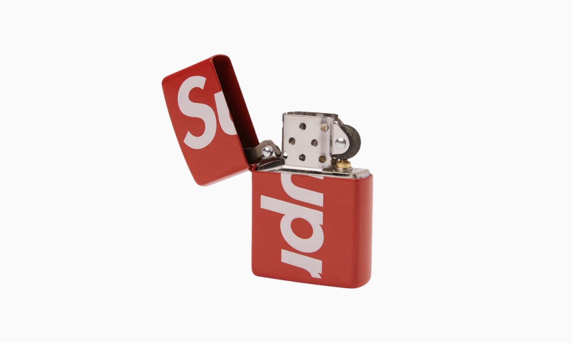 Supreme Logo Zippo Red | The Sortage