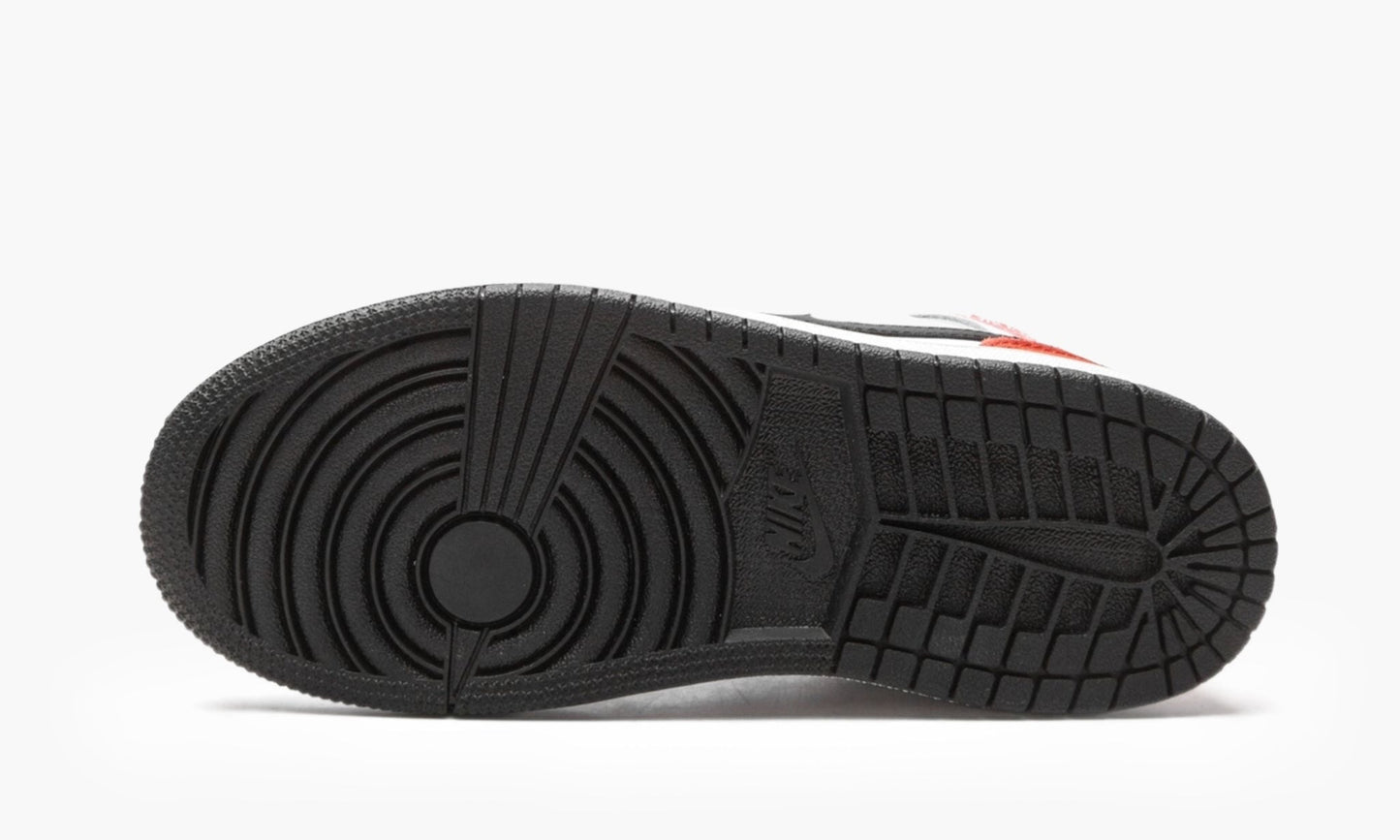 Air Jordan 1 Mid SE PS White Black Red Spruce - BQ6932 100 | The Sortage