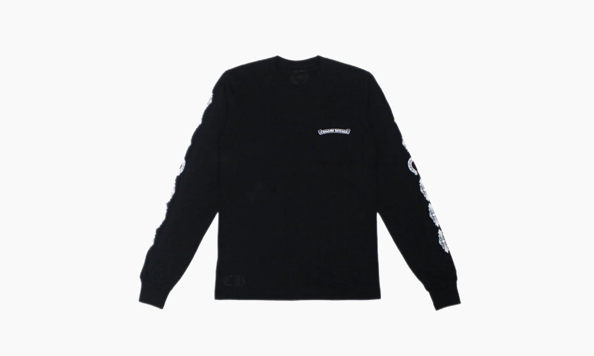Chrome Hearts Floral Cross L/S T-shirt Black | The Sortage