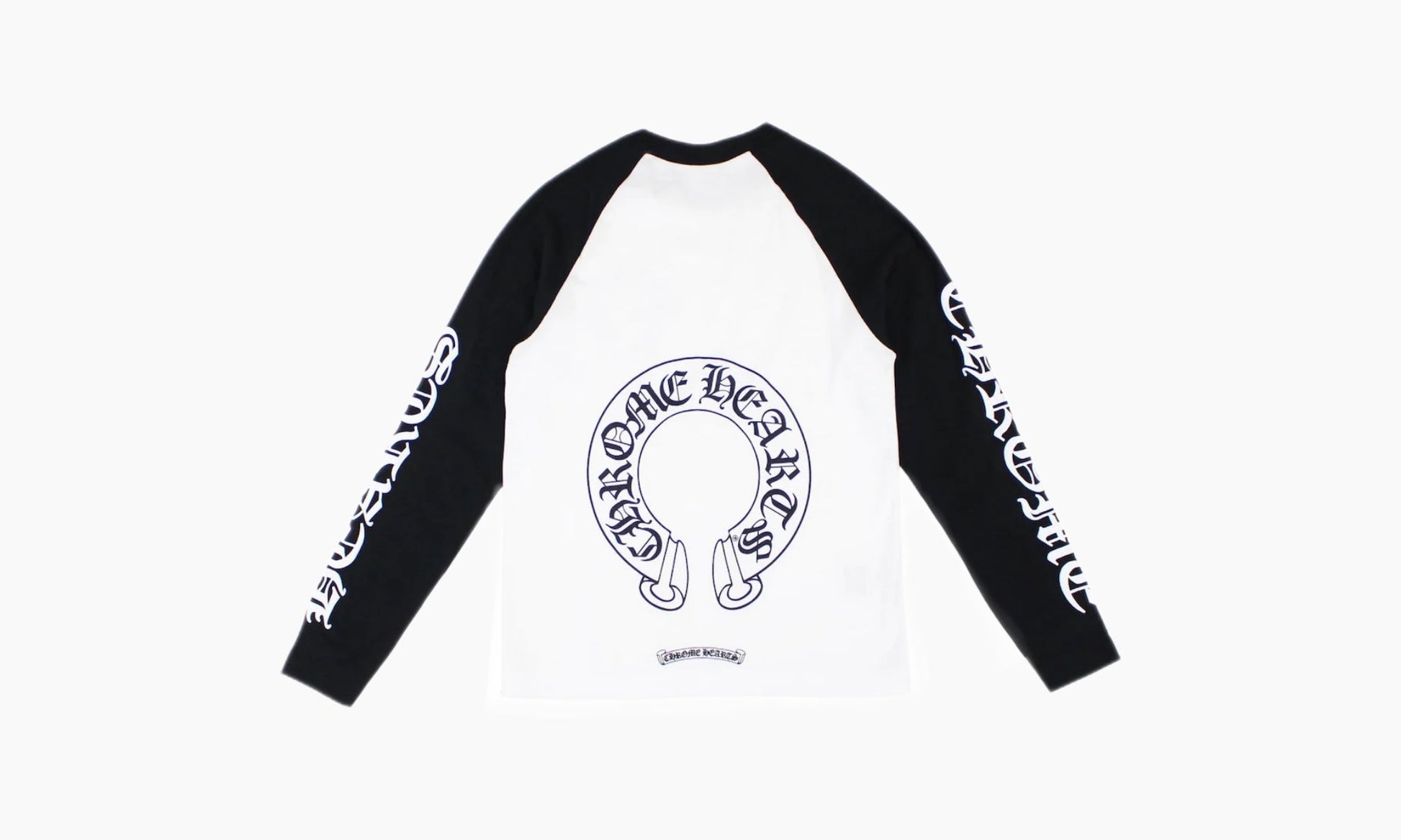 Chrome Hearts Horseshoe Baseball Shirt White Black | The Sortage