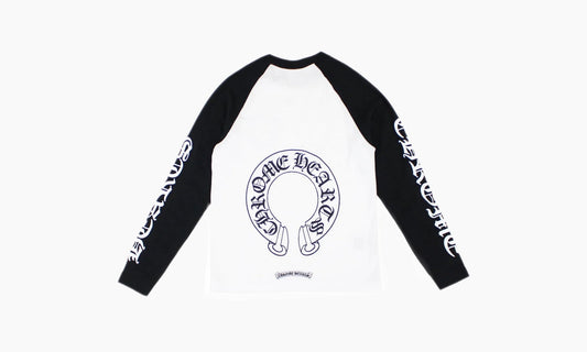 Chrome Hearts Horseshoe Baseball Shirt White Black | The Sortage