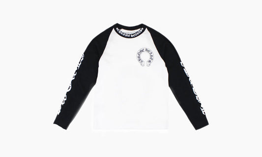Chrome Hearts Horseshoe Baseball Shirt White Black | The Sortage