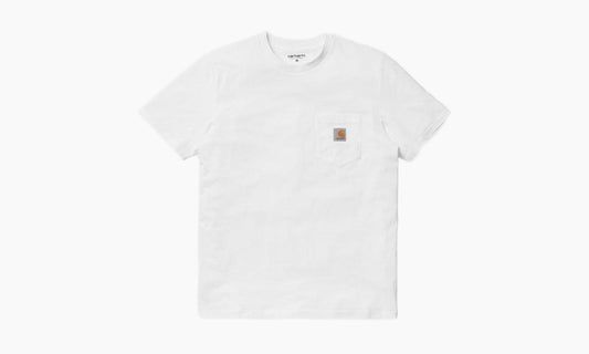 Carhartt WIP Short-Sleeve Pocket T-Shirt White | The Sortage