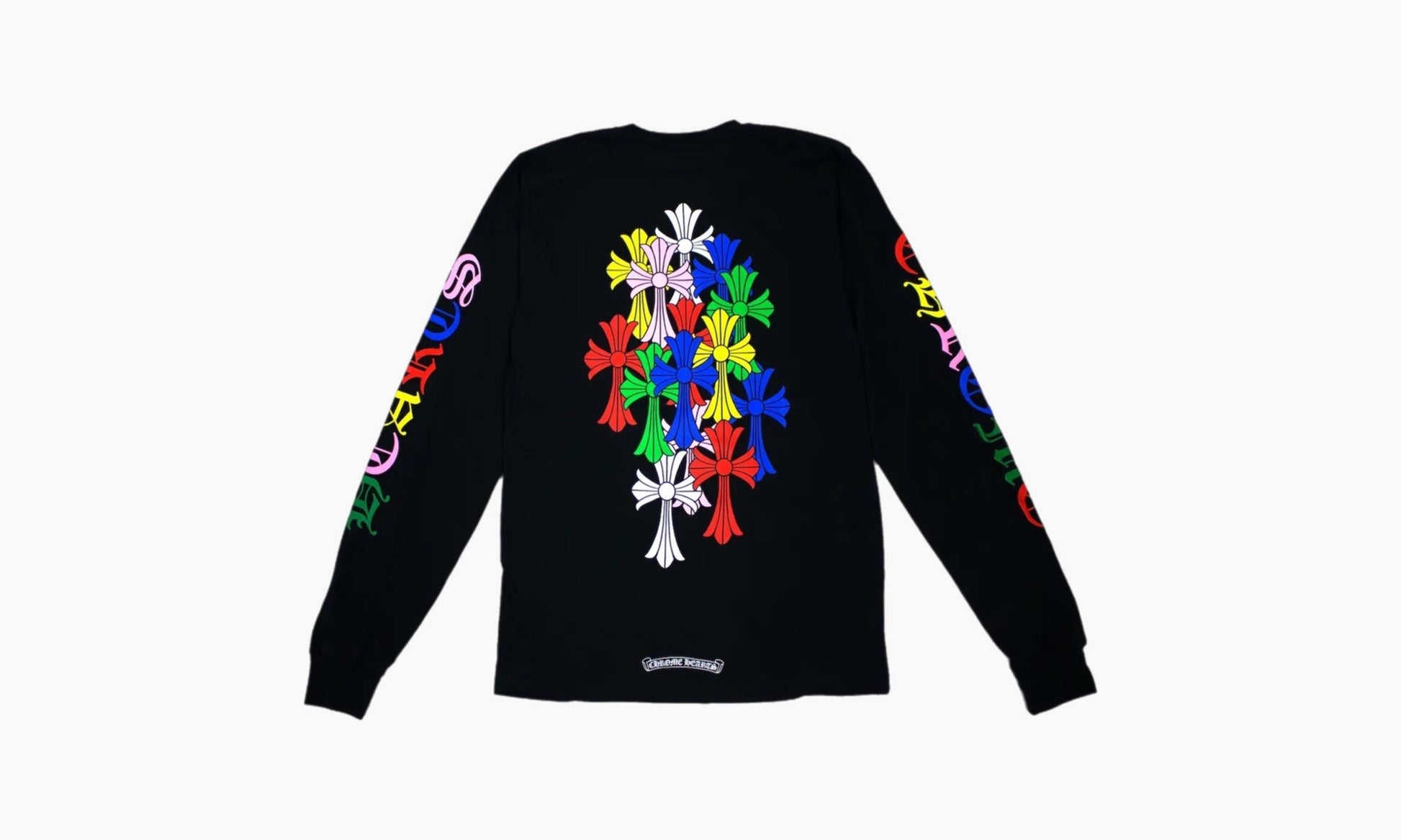 Chrome Hearts Multi Color Cross Cemetery L/S T-shirt Black | The Sortage