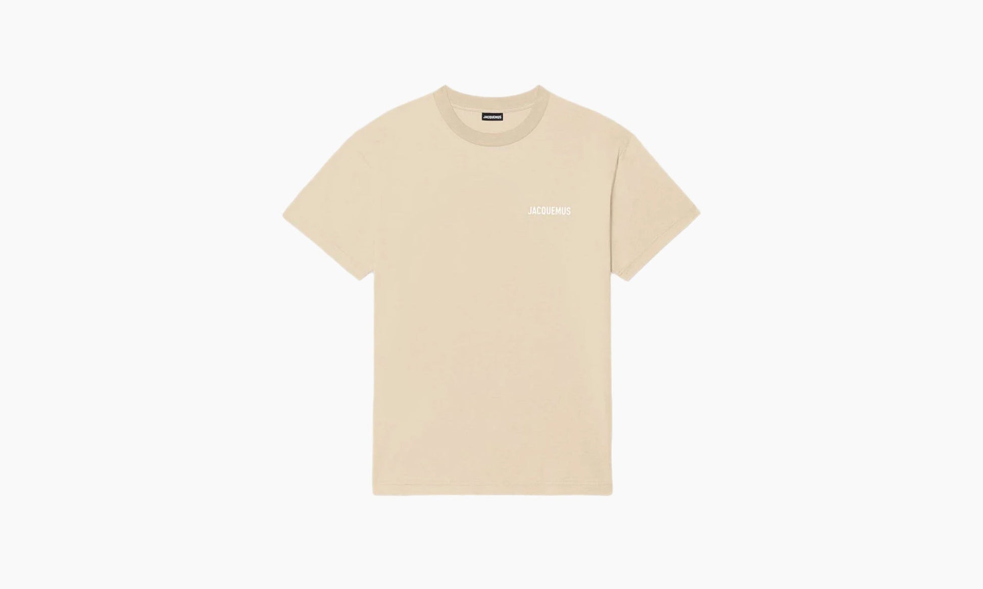 Jacquemus Le T-shirt Logo T-shirt Beige | The Sortage