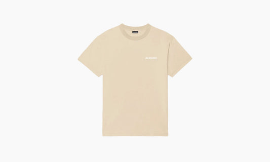 Jacquemus Le T-shirt Logo T-shirt Beige | The Sortage