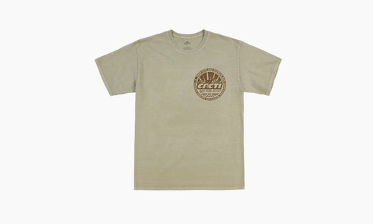 Travis Scott Cacti Painted Sign Tee Tee Olive | The Sortage