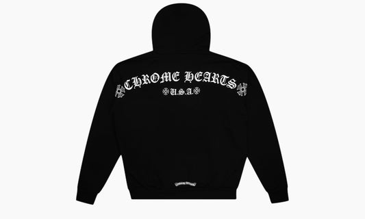 Chrome Hearts T Logo USA Shoulder Hoodie Black | The Sortage