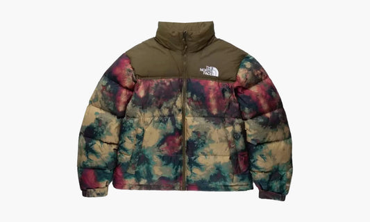 The North Face Womens Printed 1996 Retro Nuptse Jacket Antelope Tan/Ice Dye Print | The Sortage