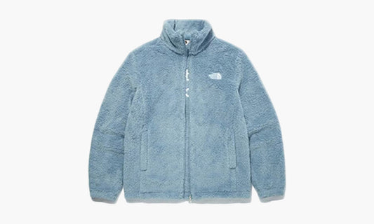 The North Face Comfy Fleece Zip Up "White Label" Zip Up Powder Blue | The Sortage