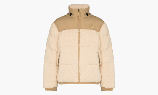 The North Face Sherpa Fleece Nuptse Jacket Beige | The Sortage