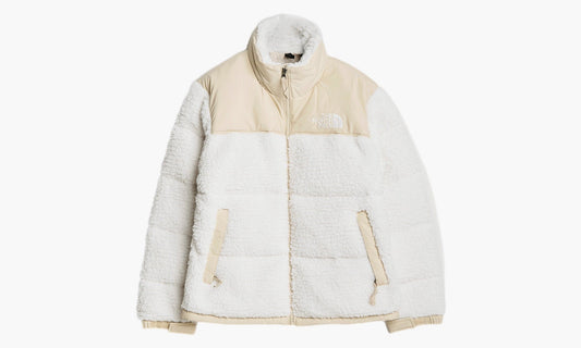 The North Face Sherpa Fleece Nuptse Jacket White | The Sortage