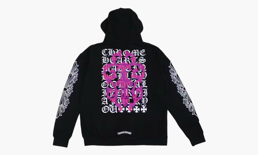 Chrome Hearts Eye Chart Dagger Zip-Up Hoodie Black | The Sortage
