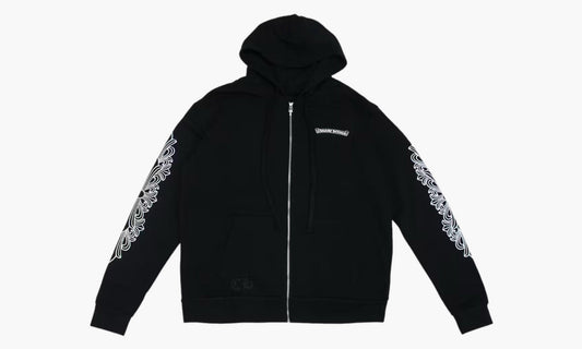 Chrome Hearts Eye Chart Dagger Zip-Up Hoodie Black | The Sortage