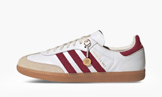 Adidas Samba OG Sporty & Rich White Collegiate Burgundy -  IF5660 | The Sortage