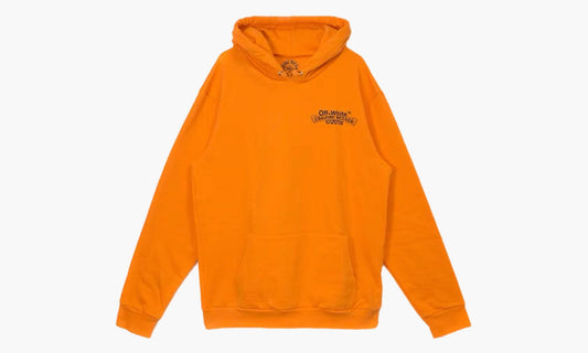 OFF-WHITE x Chrome Hearts 2018 Hoodie Orange/Black | The Sortage