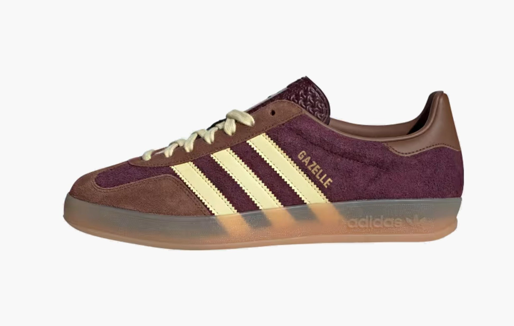 Adidas Gazelle Indoor Maroon Almost Yellow - JI0324 | The Sortage