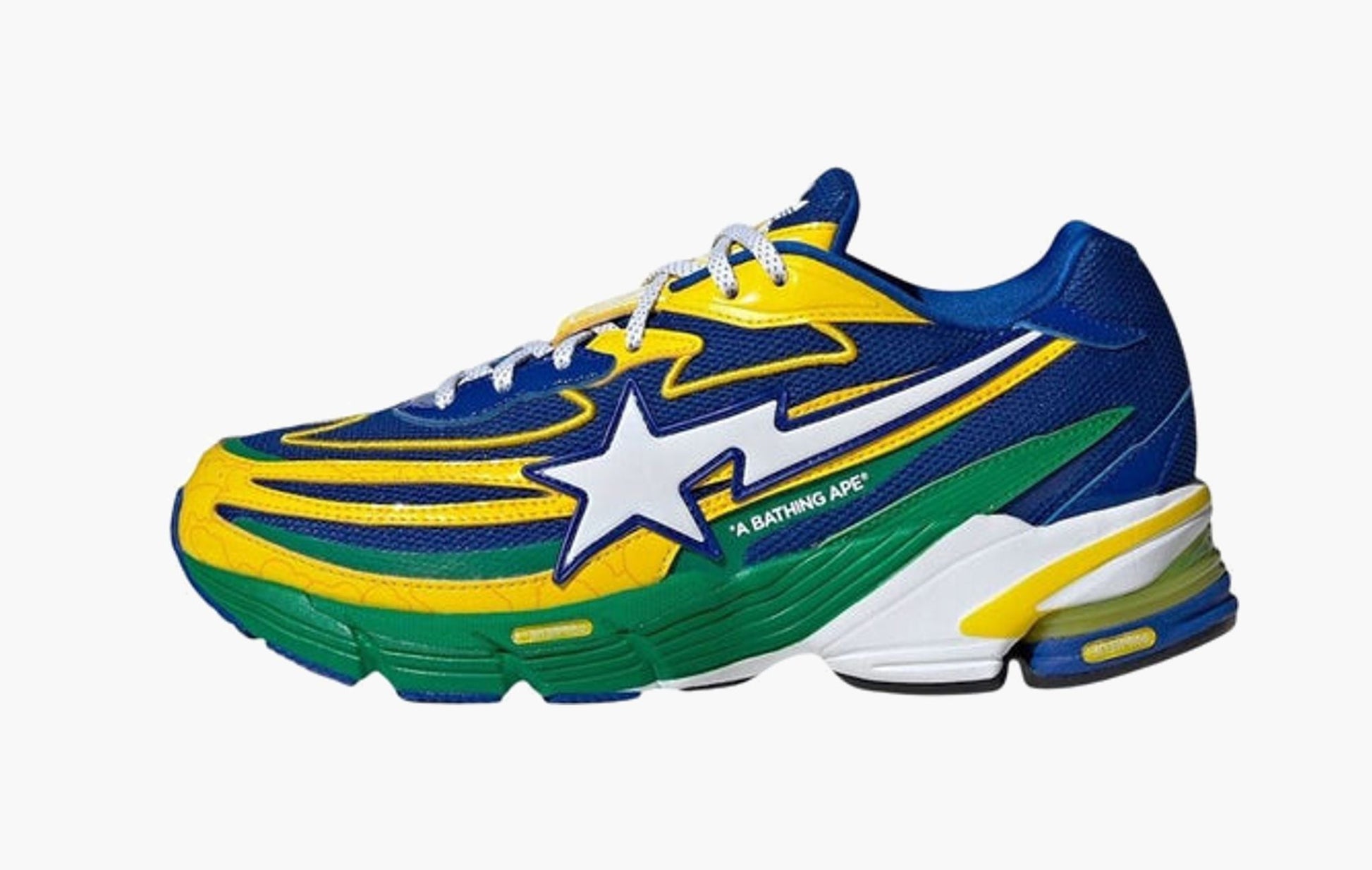 Adidas Orketro Bape Yellow Blue Green - JQ2398 | The Sortage