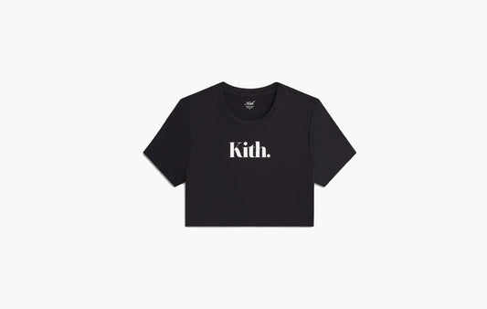 Kith Women Misha Super Crop Tee Black | Sortage.