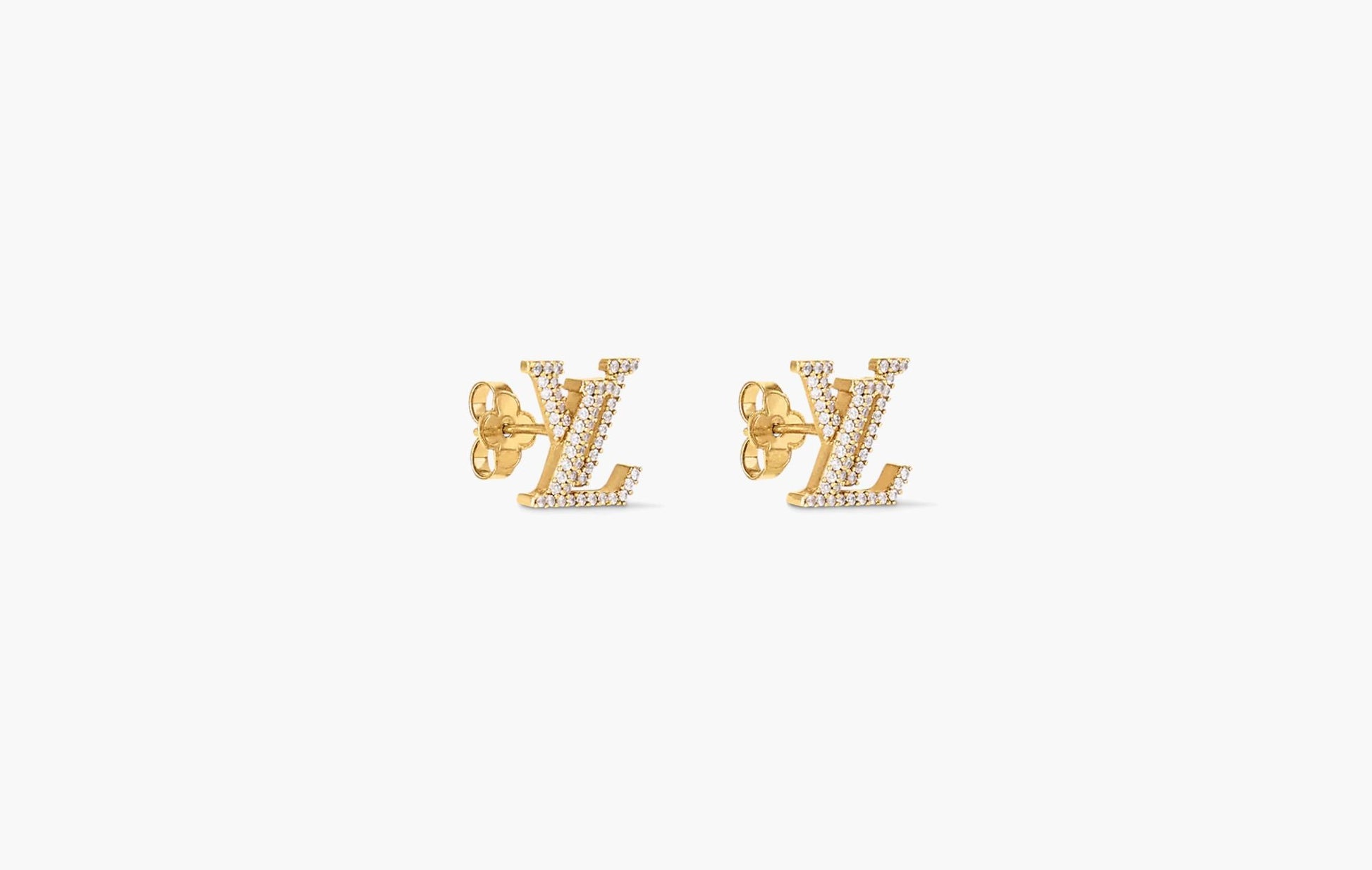 Louis Vuitton LV Iconic Earrings Gold | The Sortage