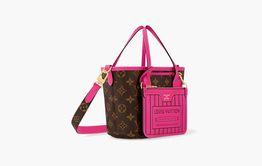 Louis Vuitton Neverfull Bandoulière Inside Out BB Rose Pondichery | The Sortage
