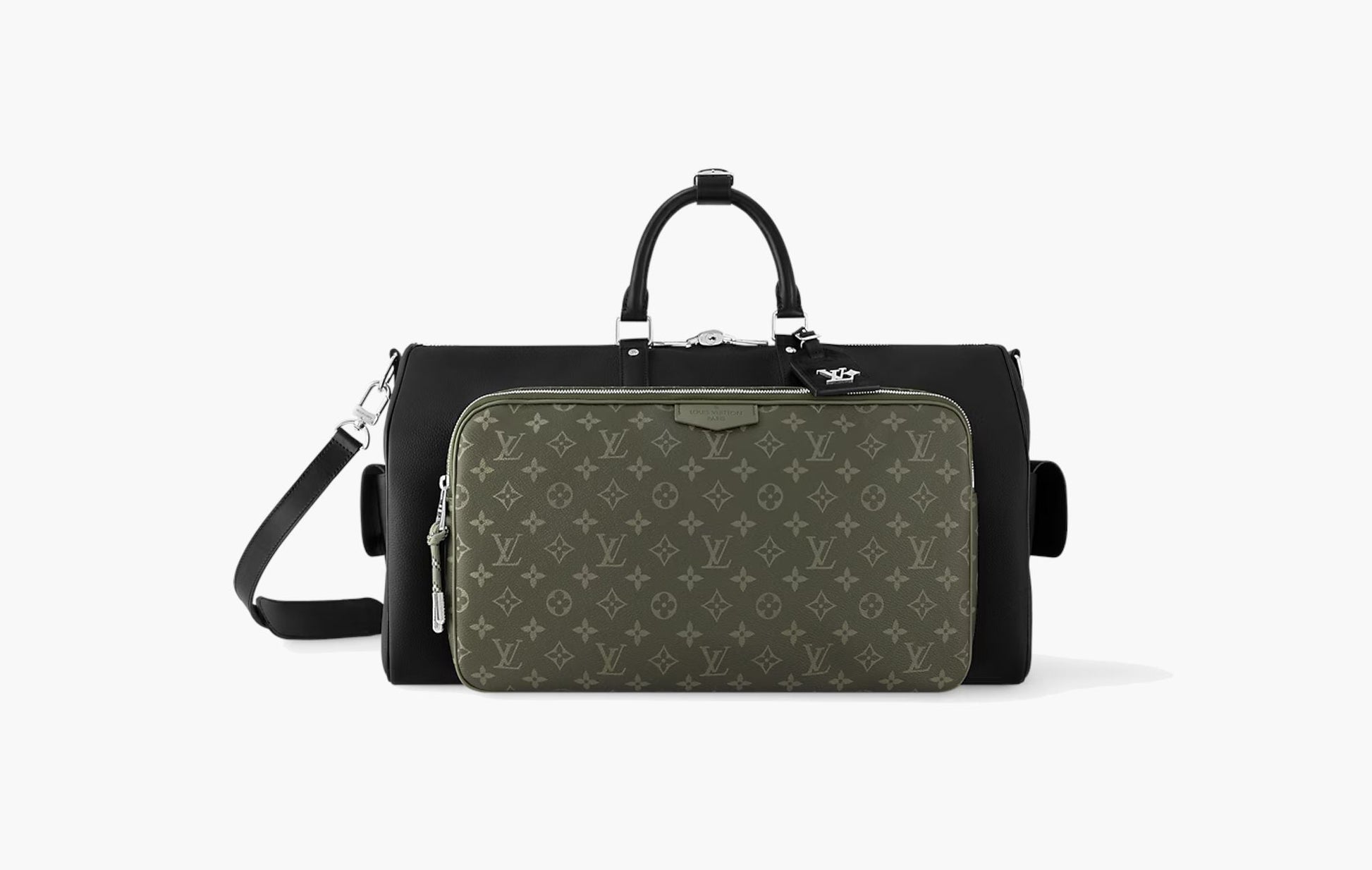 Louis Vuitton Keepall Bandoulière 50 Khaki Black | The Sortage