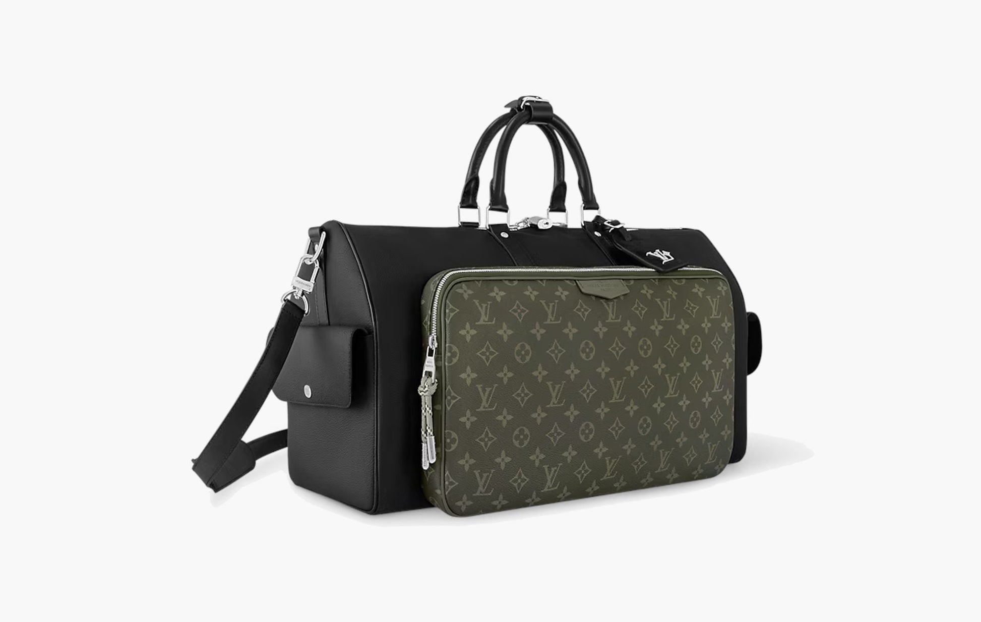 Louis Vuitton Keepall Bandoulière 50 Khaki Black | The Sortage