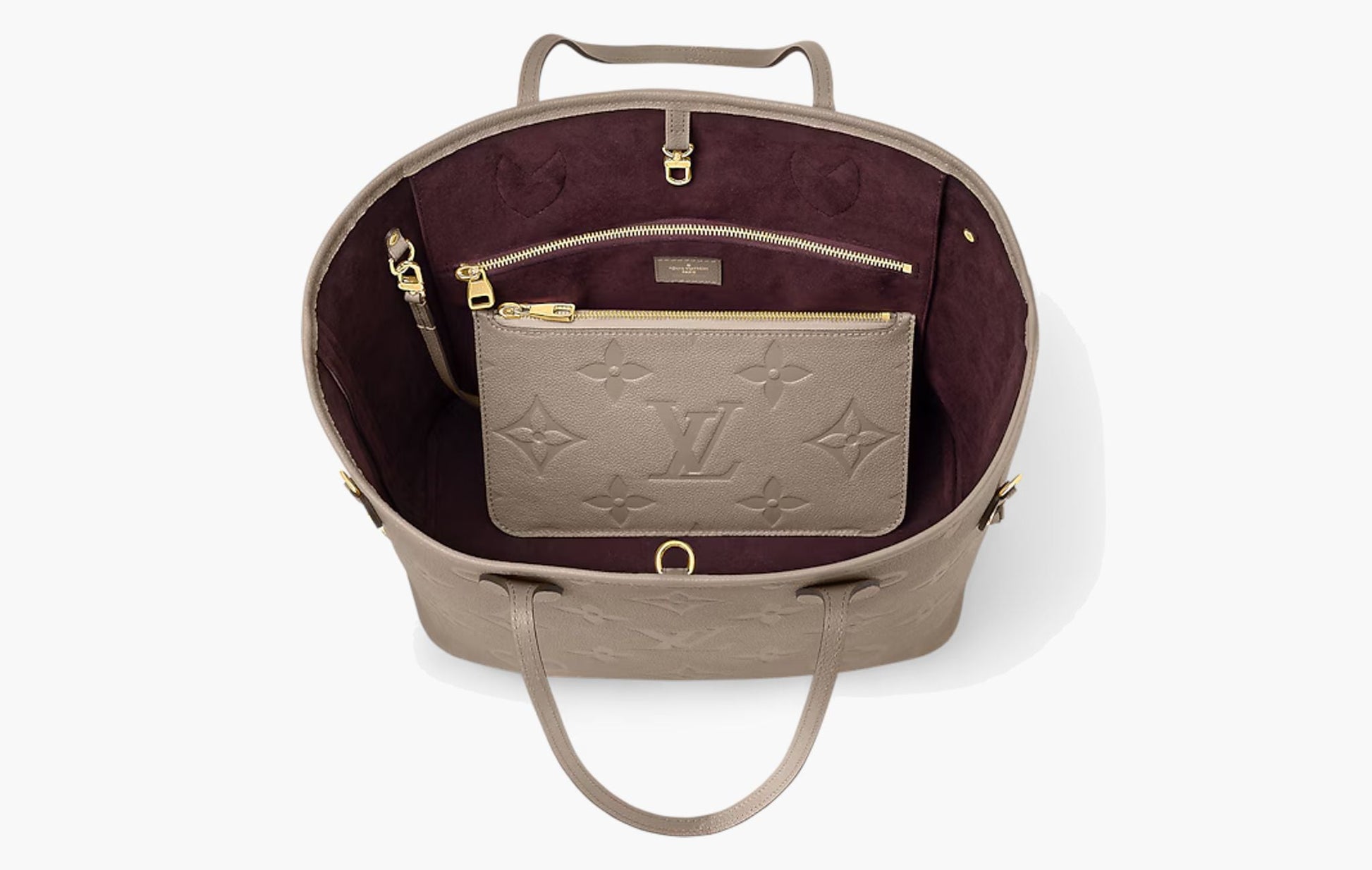 Louis Vuitton Neverfull MM Pelle Monogram Empreinte Dune | The Sortage