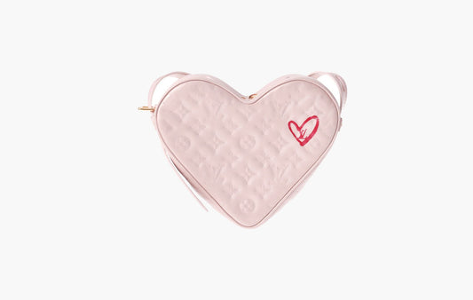 Louis Vuitton Monogram Sack Cool Four Love Heart Box Pink | The Sortage