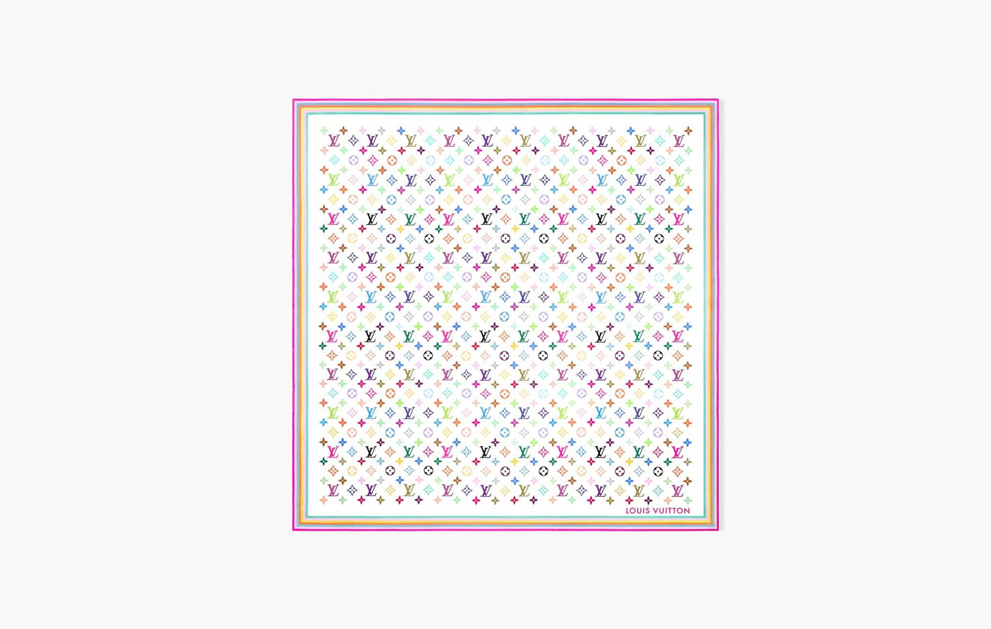 Louis Vuitton x TM Monogram Multicoloured Square 90 | The Sortage