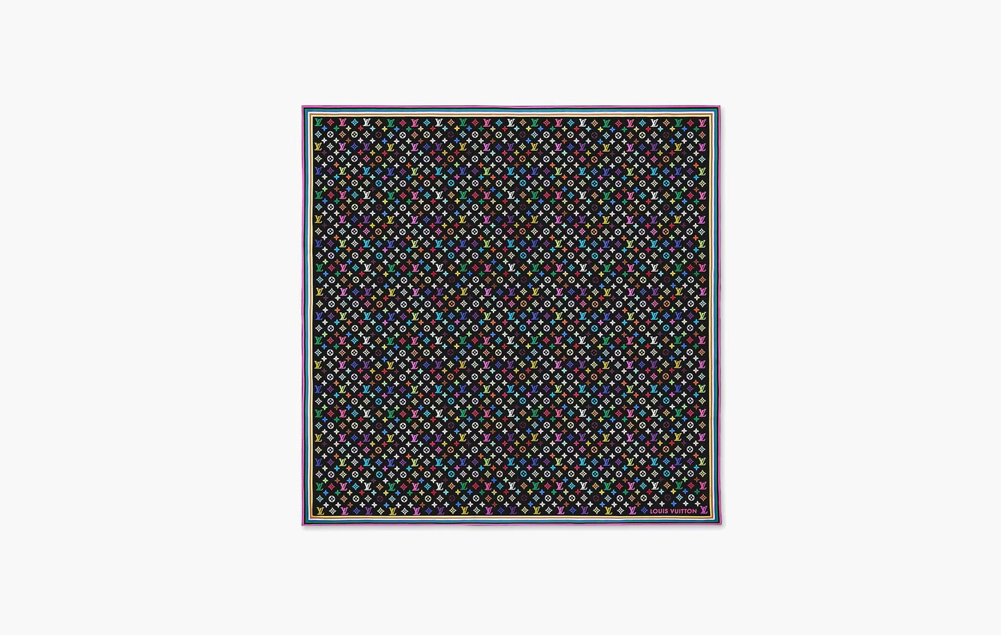 Louis Vuitton x TM Monogram Multicolor Shawl Noir | The Sortage