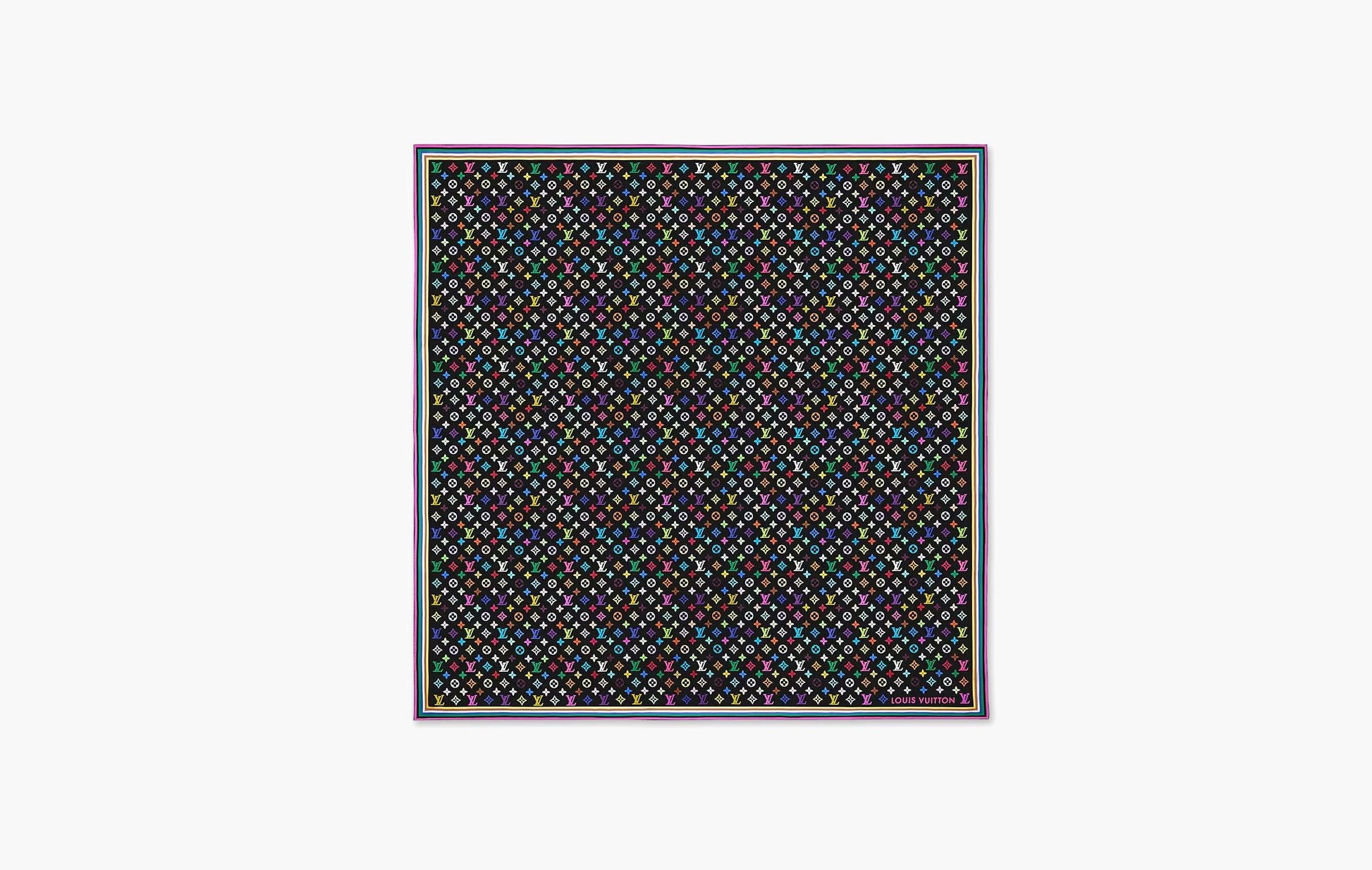 Louis Vuitton x TM Monogram Multicolor Shawl Noir | The Sortage