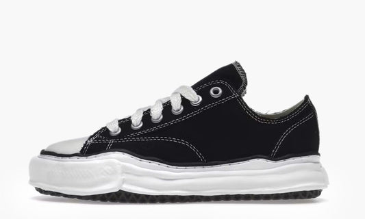 Maison Mihara Yasuhiro Peterson OG Sole Canvas Low Black - A01FW702-BLK | Sortage