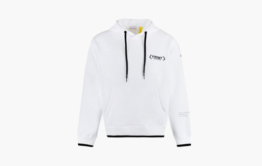 Moncler x Fragment FRGMT Hoodie White | The Sortage