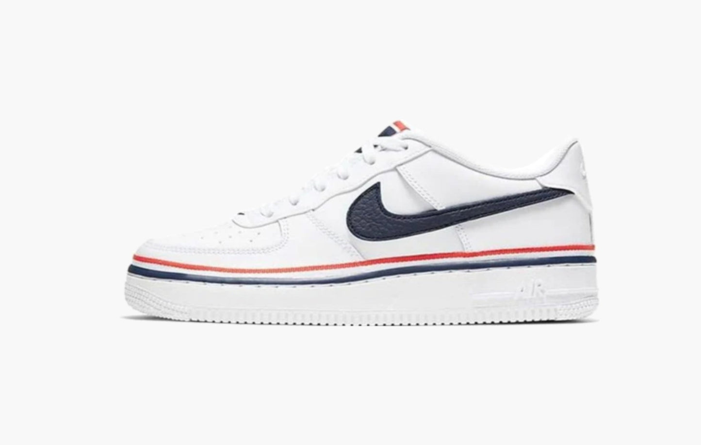 Nike Air Force 1 Low LV8 GS Ribbon White Blue - CW0984 100 | Sortage.