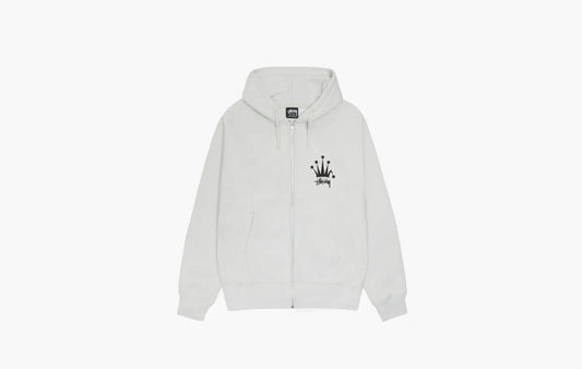 Stussy Regal Crown Zip Hoodie Fog | The Sortage