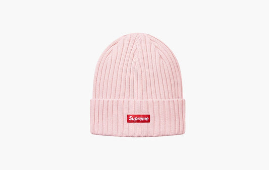 Supreme Overdyed Ribbed Beanie SS17 Light Pink | The Sortage