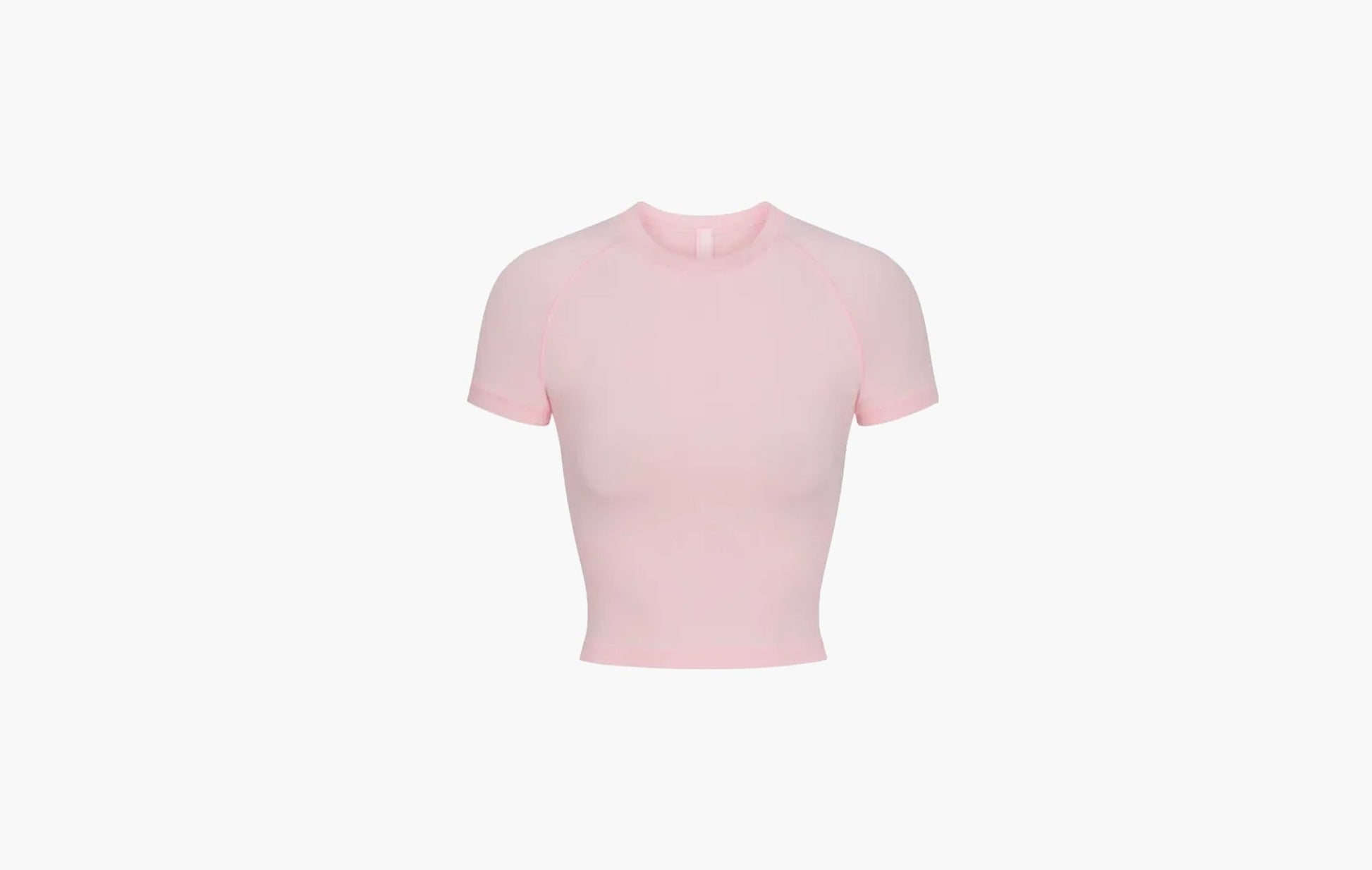 Skims New Vintage Cropped Raglan T-Shirt Cherry Blossom | Sortage.