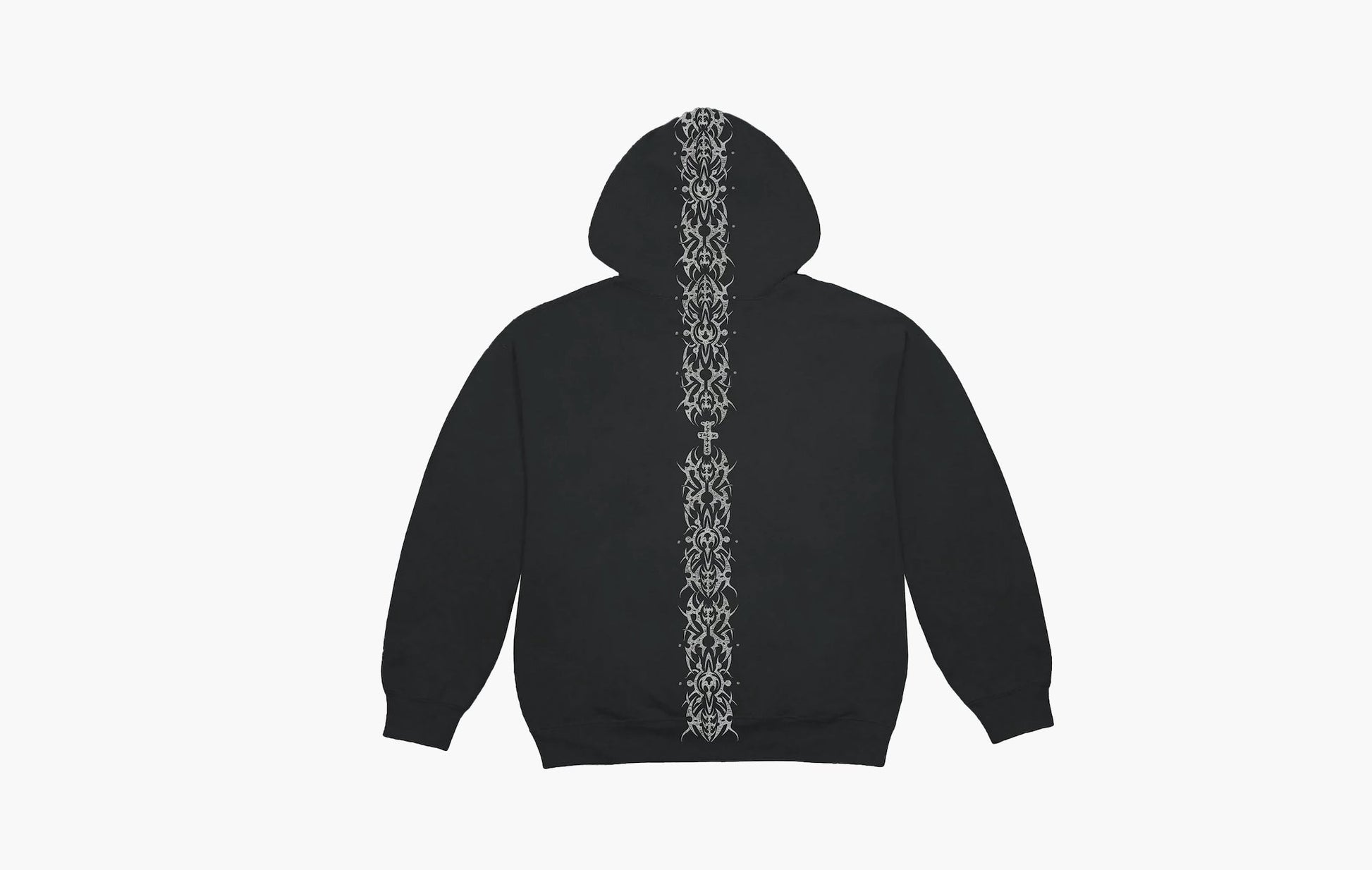 Travis Scott Studded Pullover Hoodie Black | The Sortage