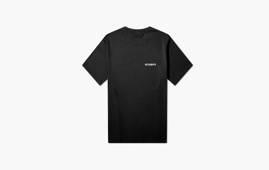 Vetements Logo Front Back T-Shirt Black | The Sortage