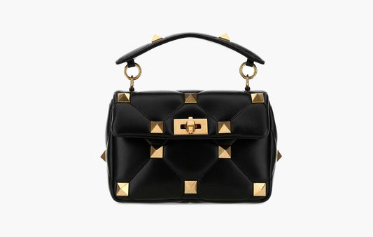 Valentino Roman Stud Handbag Black | The Sortage