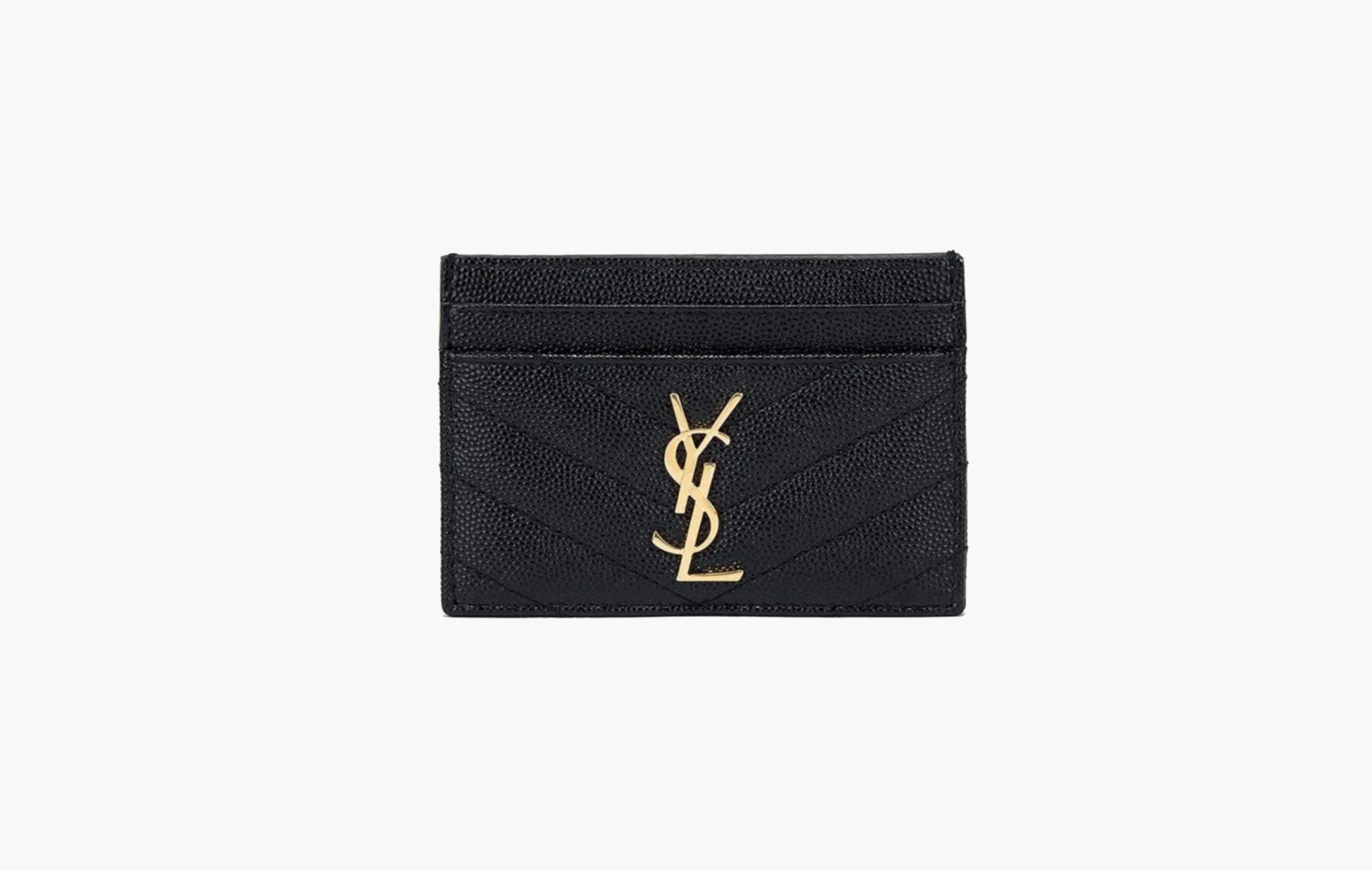 Yves Saint Laurent Cassandre Card holder Black | Sortage.