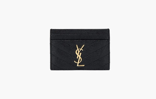 Yves Saint Laurent Cassandre Card holder Black | Sortage.
