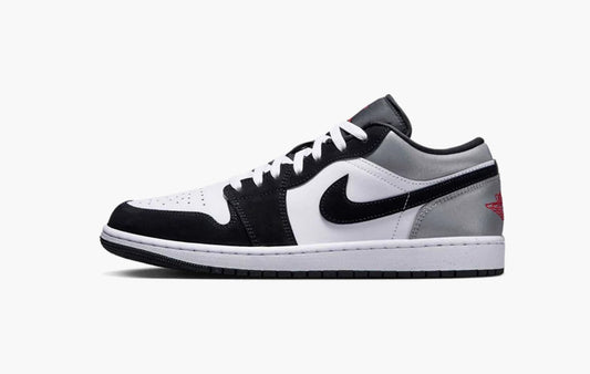 Air Jordan 1 Low SE "White Fire Red Black Matte Silver"