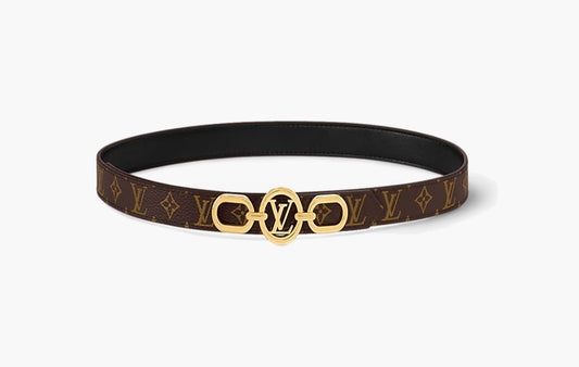 LV Circle Prime 20MM Reversible Belt "Black Noir"