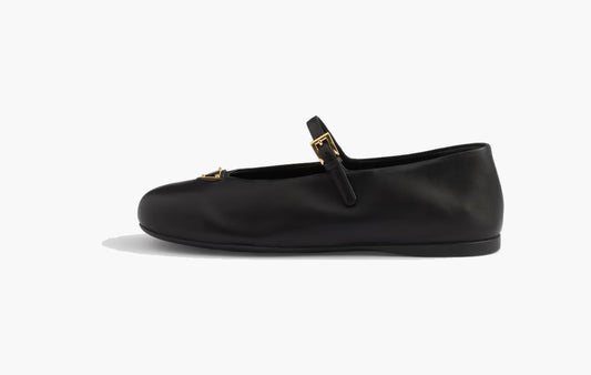 Nappa Leather Ballerinas Lambskin "Black"